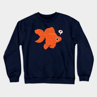 Goldfish love Crewneck Sweatshirt